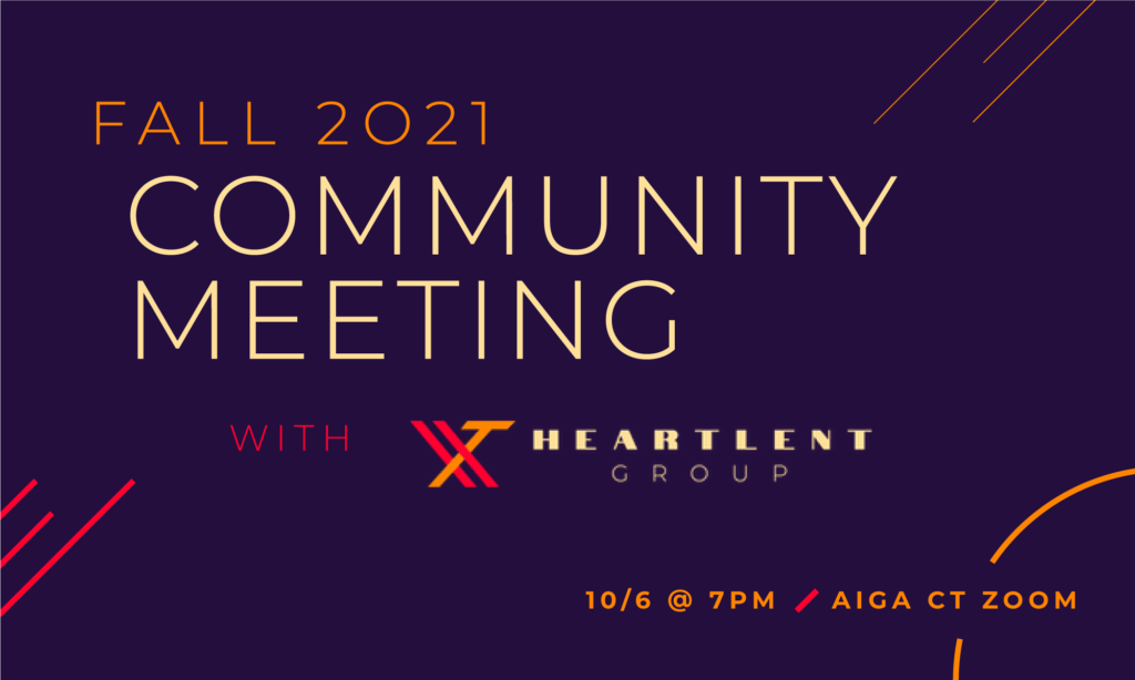 Fall 2021 Community Meeting with HEARTLENT Group